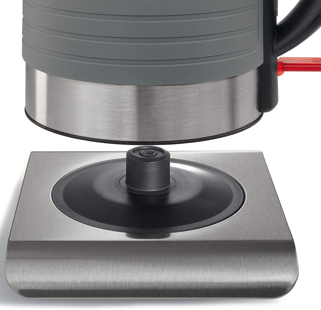 Bosch kabelloser Wasserkocher TWK7S05, Abschaltautomatik, Überhitzungsschutz, Dampfstopp-Automatik,