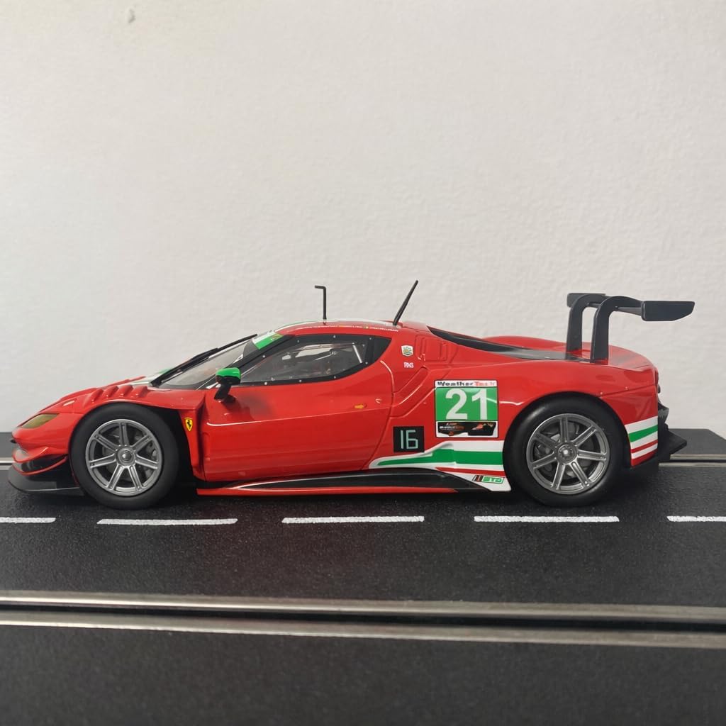 DSM-RC Flexibler Slotcar Heckflügel Spoiler kompatibel zu Autorennbahn Carrera 124 296 GT3