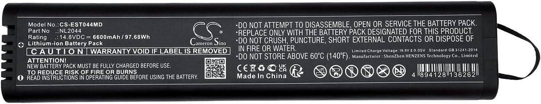 Akku 6600mAh Kompatibel mit [Esaote] MyLab One, MyLab One Vet, Mylab Ultrasound, mylabone, MyLabOne