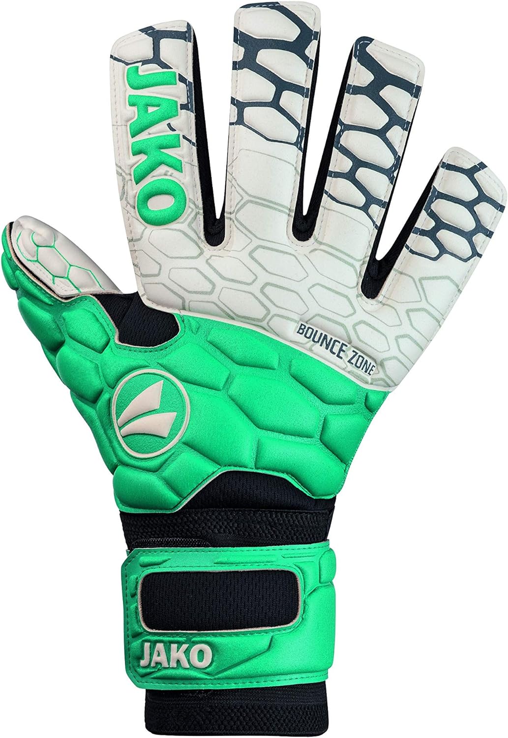 JAKO Prestige Supersoft Negative Cut Torwart-handschuh 12 türkis/anthrazit, 12 türkis/anthrazit