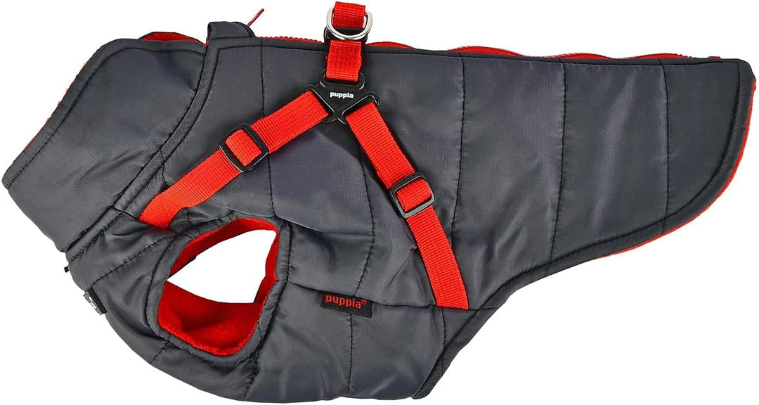 Puppia Authentische Winterweste, Mountaineer II, Medium, grün Grau M, Grau M
