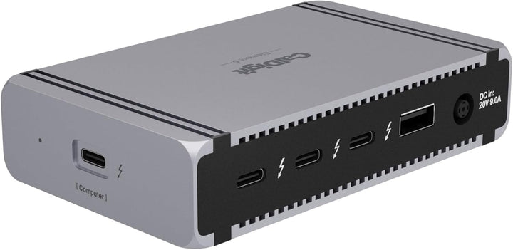 CalDigit E5 – Thunderbolt 5 Element 5 Hub – 9-Port, 4 x Thunderbolt 5/USB4 v2 Ports, 3 x USB-A & 2 x