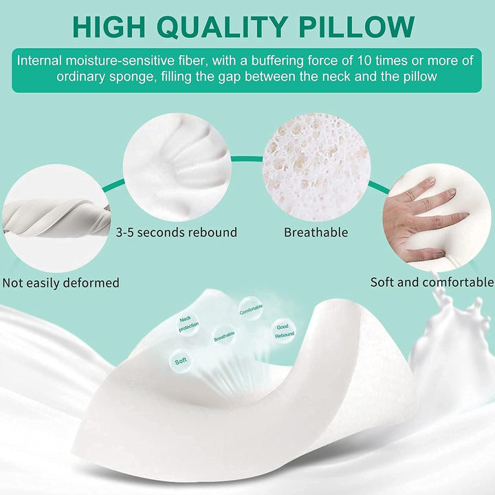 Fityou Memory Foam Kissen, nackenstütz Kissen, Ergonomisches Schlafkissen, Kühl Kissen, doppelseitig