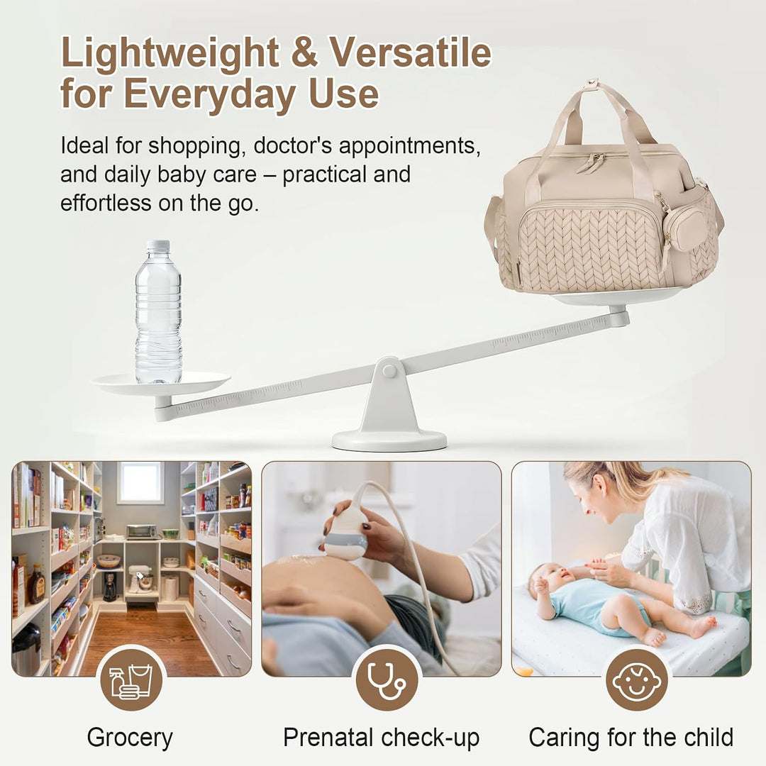 Cozary Wickeltasche mit Schnullertasche und Wickelunterlage – 16 Fächern Grosse Wickelrucksack mit I