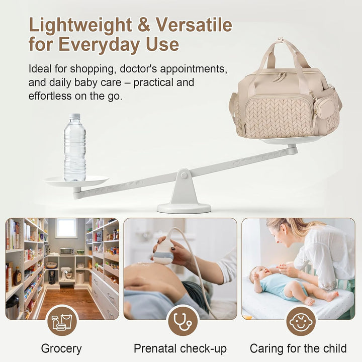 Cozary Wickeltasche mit Schnullertasche und Wickelunterlage – 16 Fächern Grosse Wickelrucksack mit I