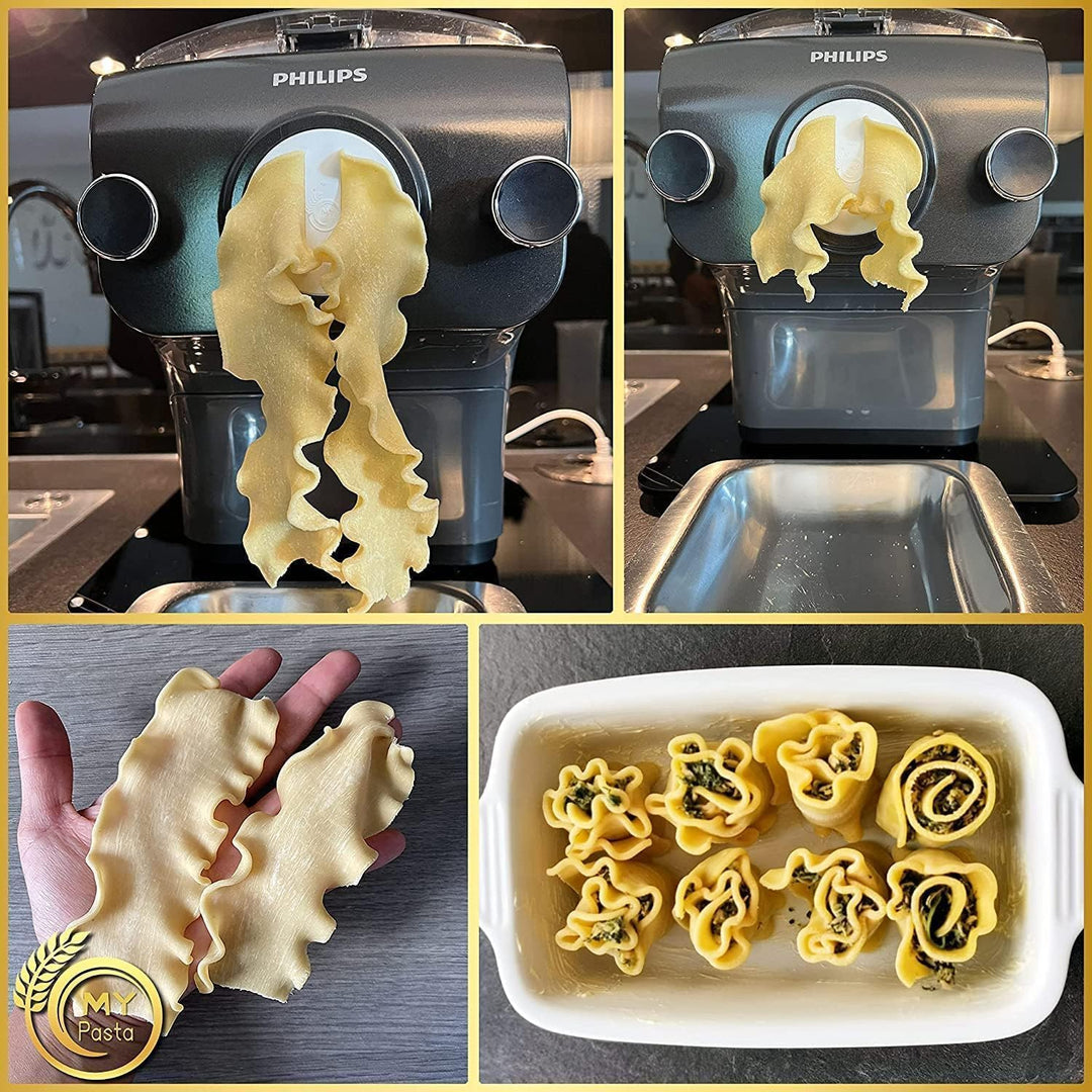 MY PASTA - Lasagne Ondulato - Pastamaker Matrizen Pastadisc Avance Matrize für hausgemachte Pasta, K