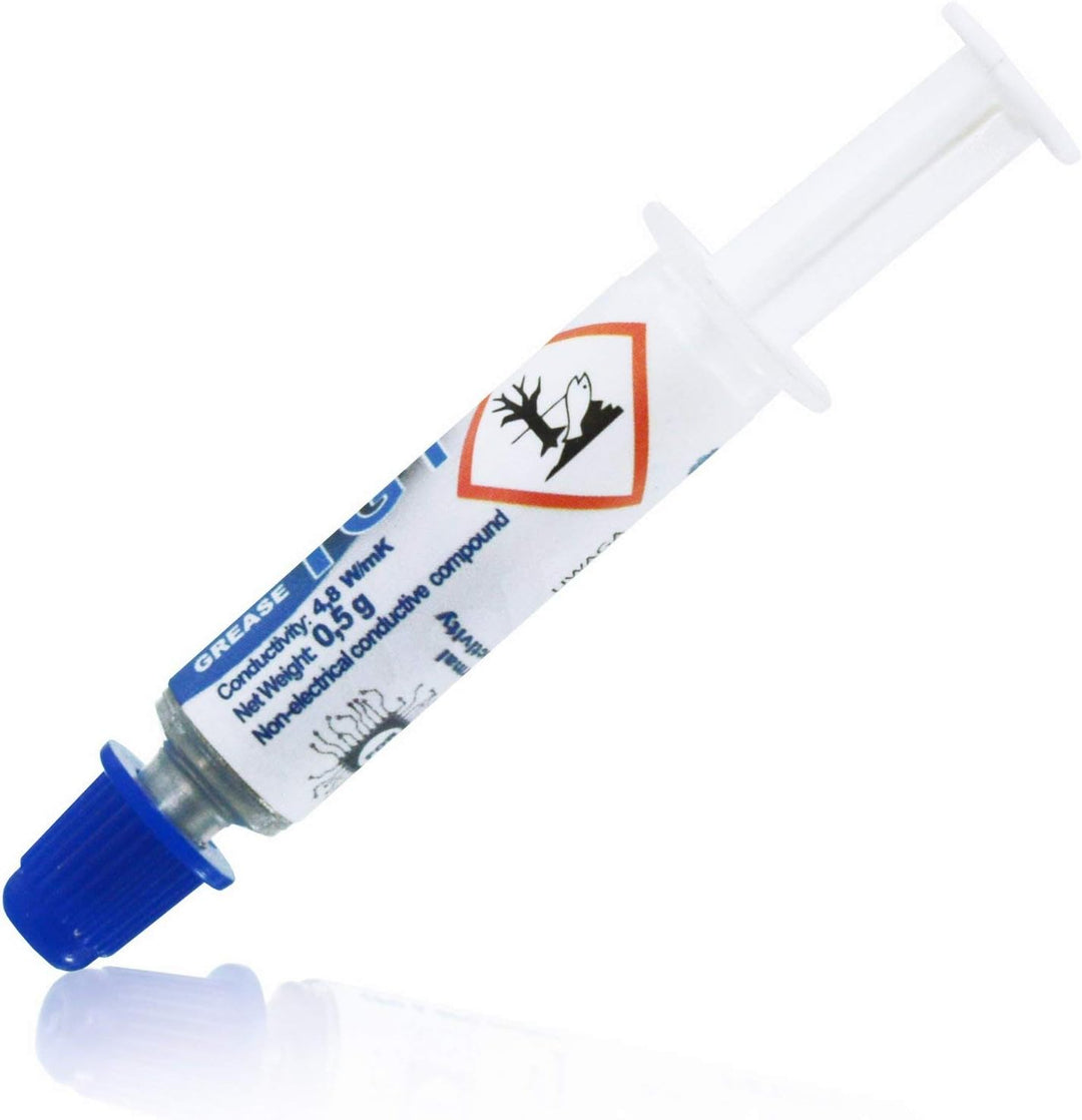 AABCOOLING Thermal Grease 1-0,5g - Wärmeleitpaste Silber - CPU-PC Kühler Prozessor, Laptop Cooler, W