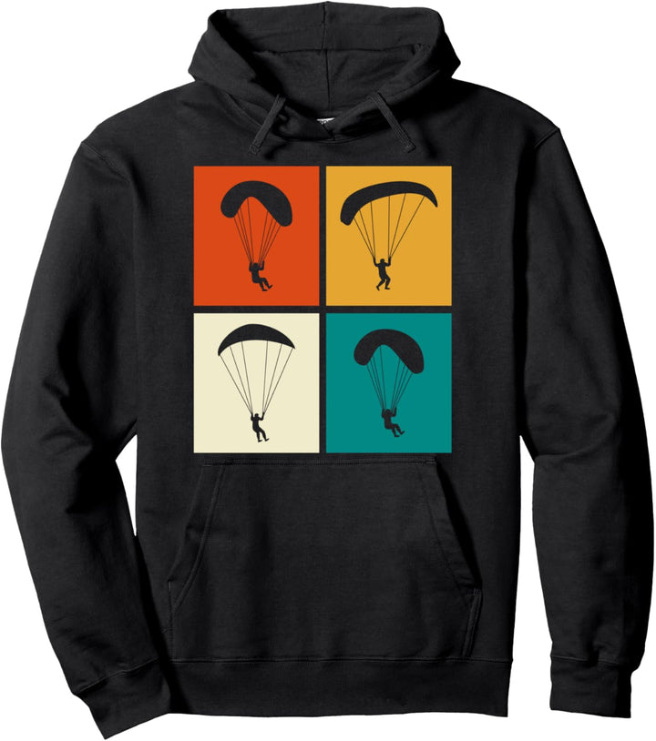 Pop Art Paragliding Pullover Hoodie