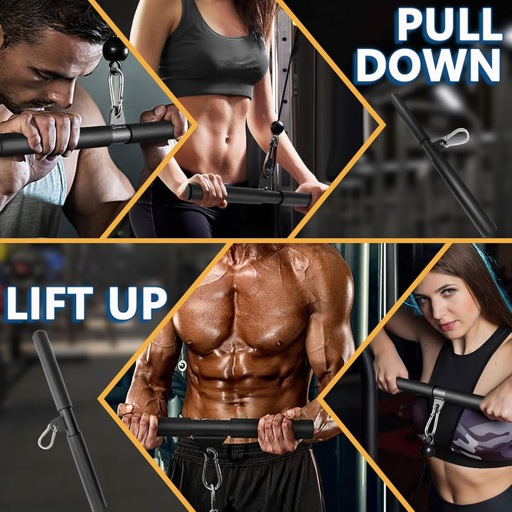 Favuit Bizeps Stange Latzugstange, LAT Pull Down Bar Fitness Krafttraining Gerade Stange Kabelzug La