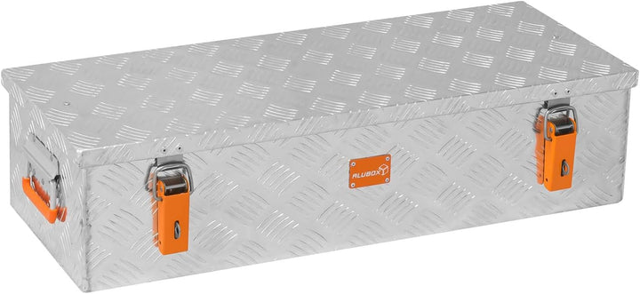 alubox Werkzeugkiste Riffelblech ABX-RL48 Aluminium 1,5mm Werkzeugkiste leicht und robust 48 Liter 0