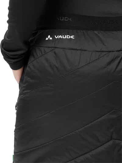 VAUDE Women's Sesvenna Reversible Skirt II - Winterrock Damen - Wenderock 34 Black/White, 34 Black/W