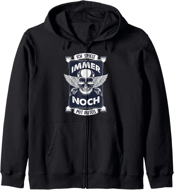 Ich Spiele Immer Noch Mit Autos Kfz-Mechaniker Geschenk Kapuzenjacke