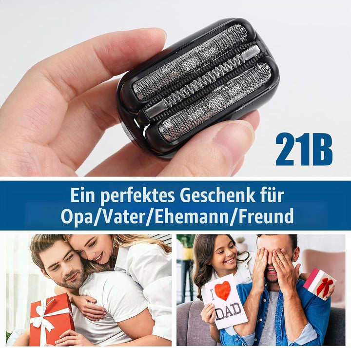 3 Stück Series 3 Scherkopf 21B Ersatzrasierkopf Kompatibel mit Series 3 Männer Rasierer Scherkopf Ra