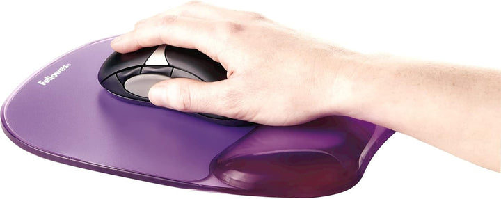 Fellowes Crystals Gel Handgelenkauflage mit Mauspad violett, violett