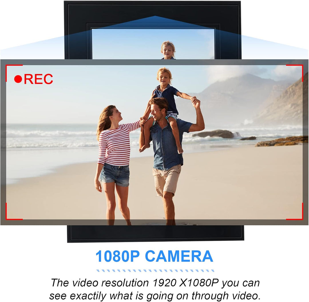 Mini Tragbare Kamera ohne WLAN, HD 1080P Kleine Kamera Innen mit Akku 4 Stündliche Videoaufzeichnung