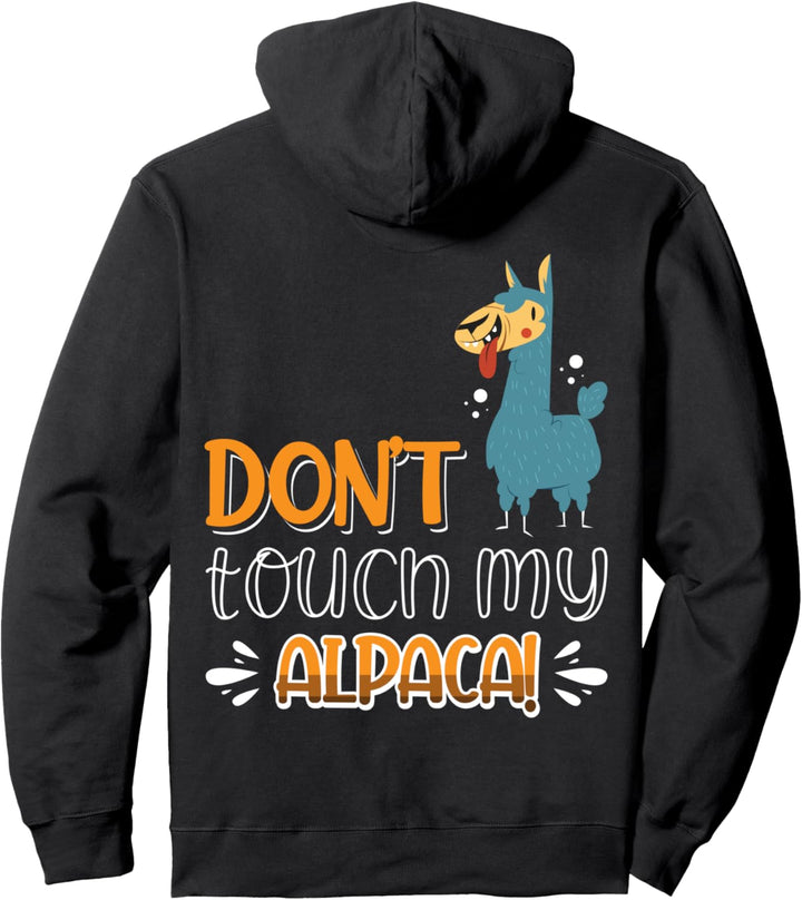 Vwol Fass mein Alpaka NICHT an! Pullover Hoodie