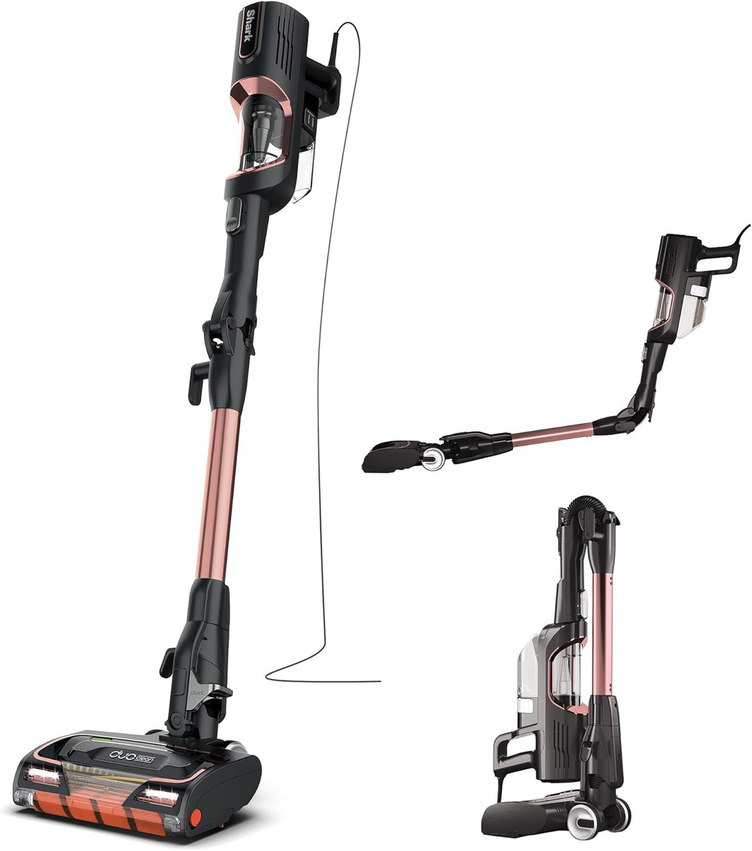 Shark Kabelgebundener Staubsauger [HZ500EUT], selbstreinigende Bürstenrolle, flexibles Saugrohr Kabe