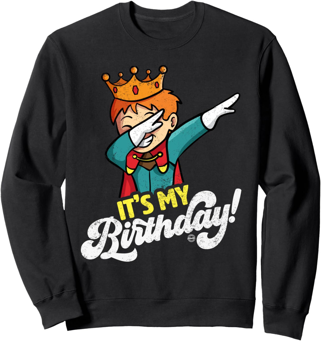It's My Birthday Cool Graphic Dabbing Prince Gift Bday Party Sweatshirt
