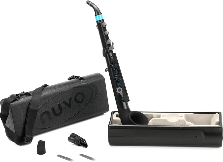 NUVO jSax 2.0, schwarz-blau, Standard Set