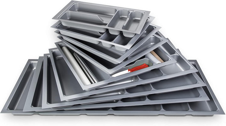 Orga-Box Besteckeinsatz I Besteckkasten 817 x 474 mm für Tandembox + ModernBox im 90er Schrank 817 x