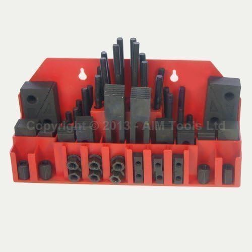 KATSU spannpratzen Sortiment 58-tlg M10 Metrisches Engineering Präzisions T-Nuten für CNC Drehmaschi