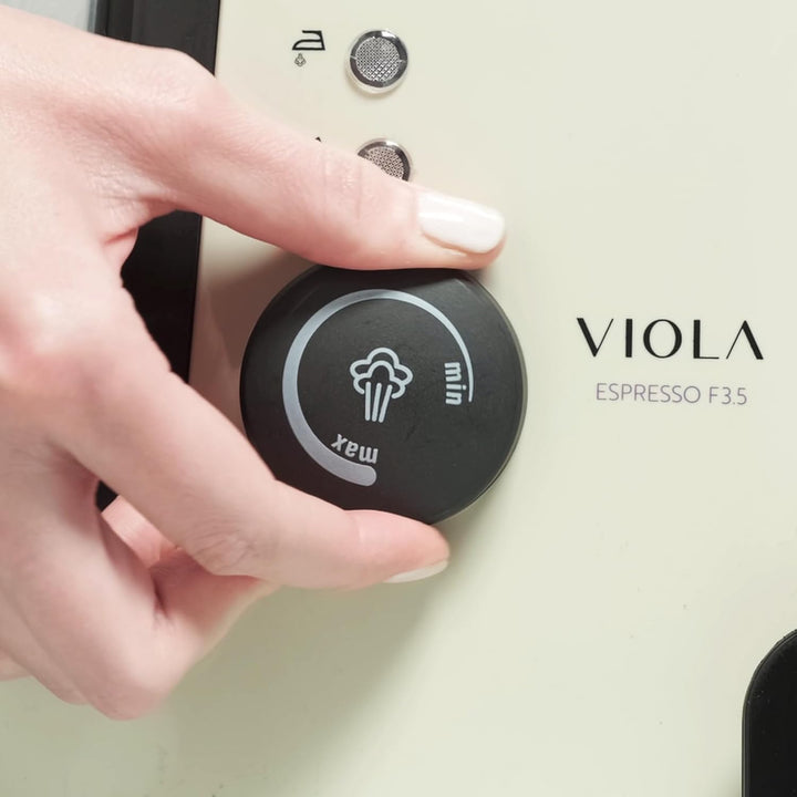 VIOLA Espresso Dampfbügeleisen mit Dampfkessel aus Stahl, 3,5 bar, Trockenbügeln, vertikales Bügeln,