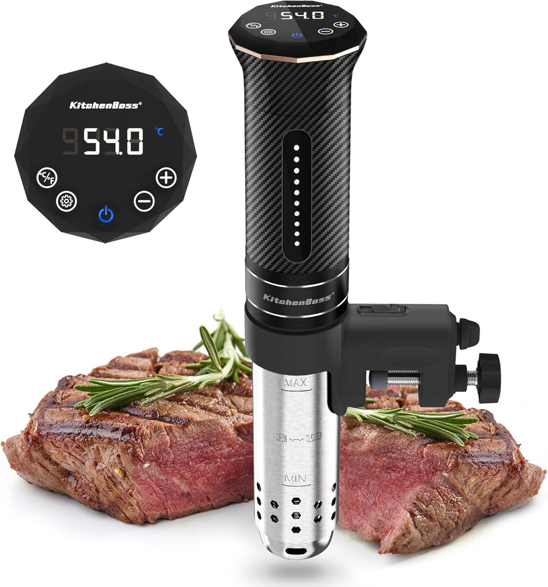 Sous Vide Garer Stick Präzisionskocher Präziser: KitchenBoss G300T Temperatureinstellung IPX7 Wasser