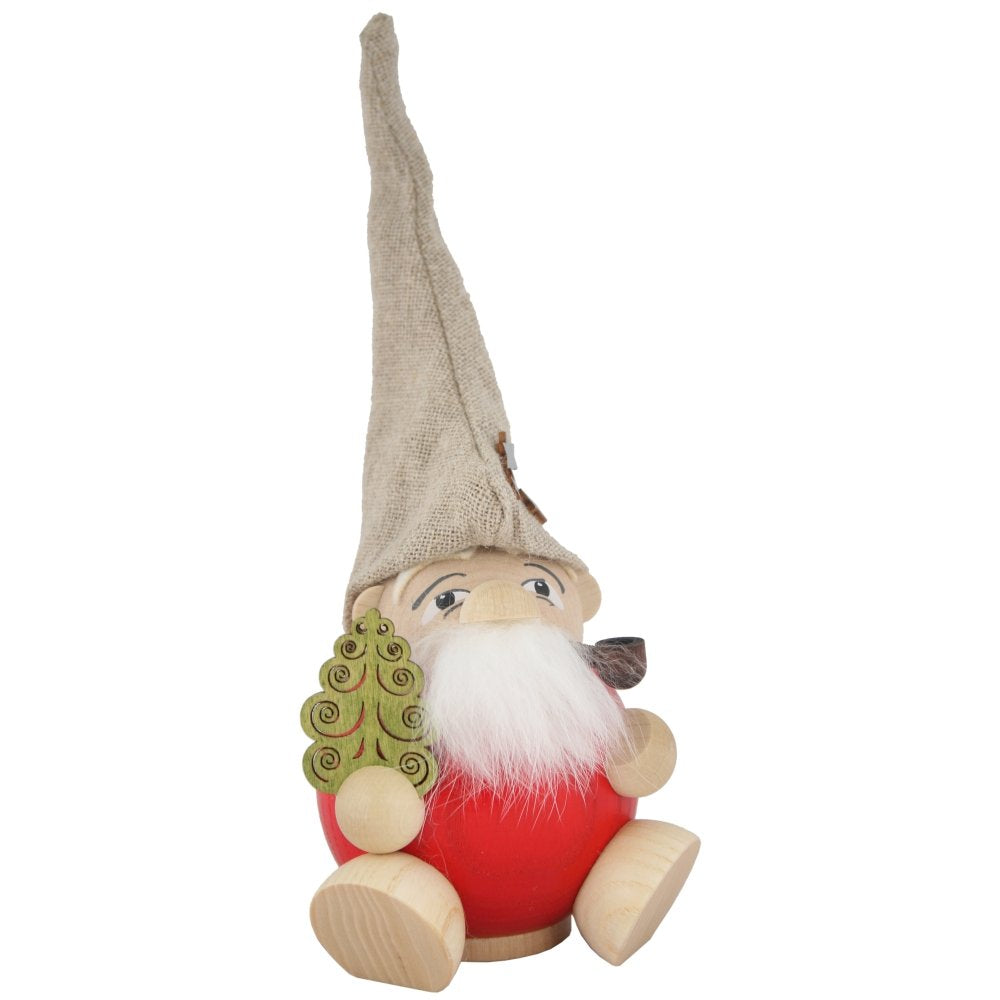 Seiffener Volkskunst | Räuchermann Figur | Waldzwerg 19 cm | Räucherfigur | Räuchermännchen Erzgebir