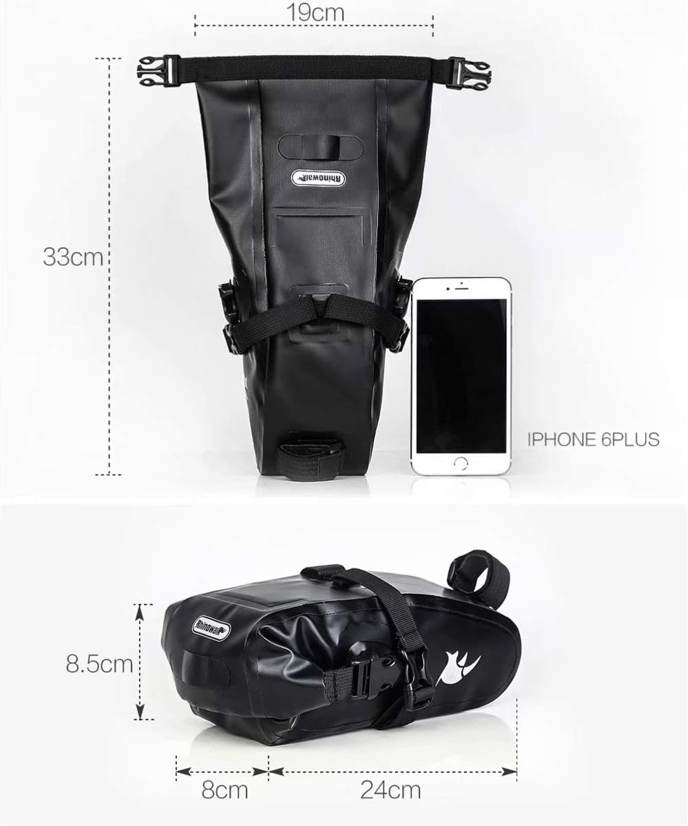 Rhinowalk Fahrrad Satteltasche Wasserdicht 1.5/2.5/5/10/13L Fahrradtasche Sitztasche für Outdoor Fah