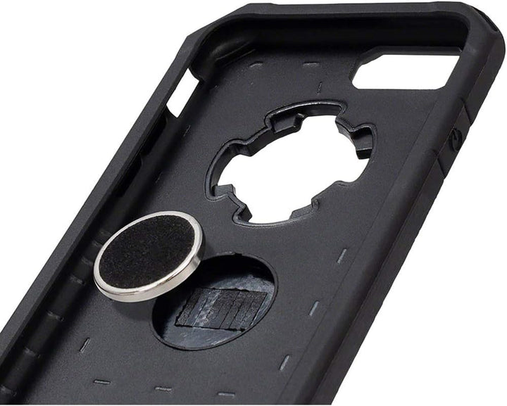 Rokform - Magnetische iPhone SE (2. Generation)/8/7/6 Hülle mit Drehverschluss-Halterung, Militärqua