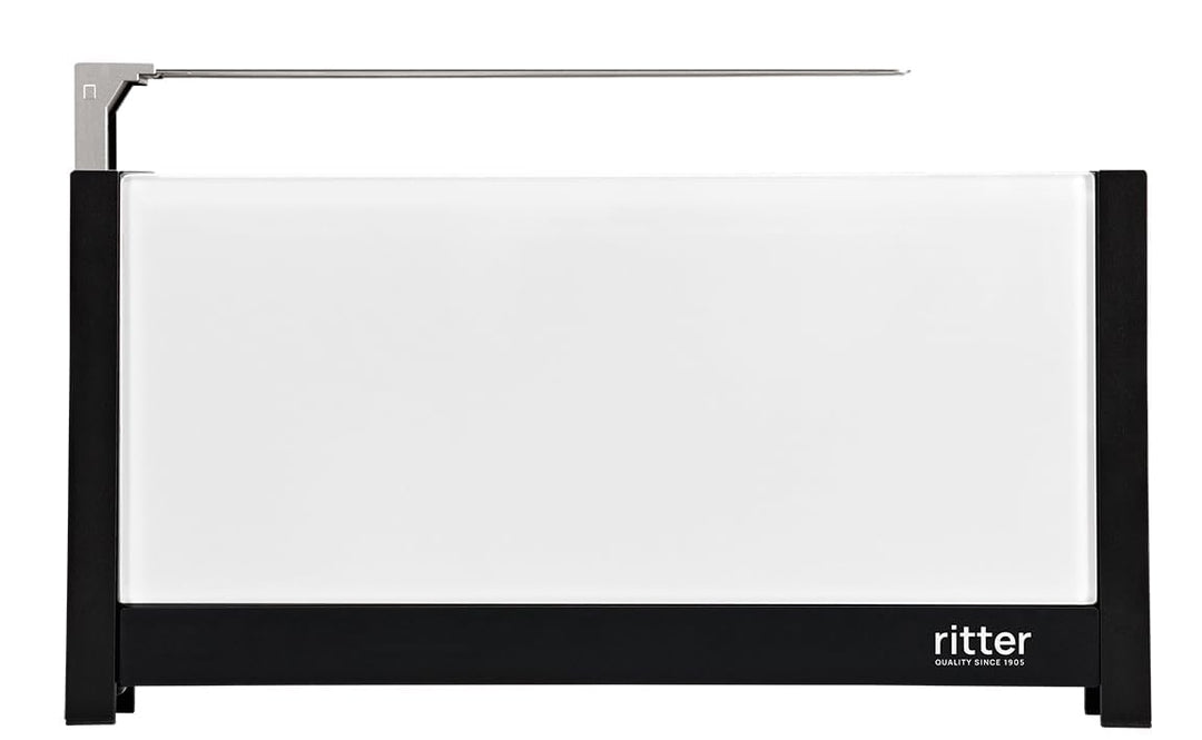 ritter Toaster volcano 5, weiss, Langschlitztoaster mit eleganten Glasfronten, made in Germany Weiss