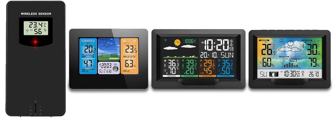 BERDSEN Sender für BD-920 Wetterstation Funkreichweite 60m Luftfeuchtigkeit Temperatur Batteriebetri