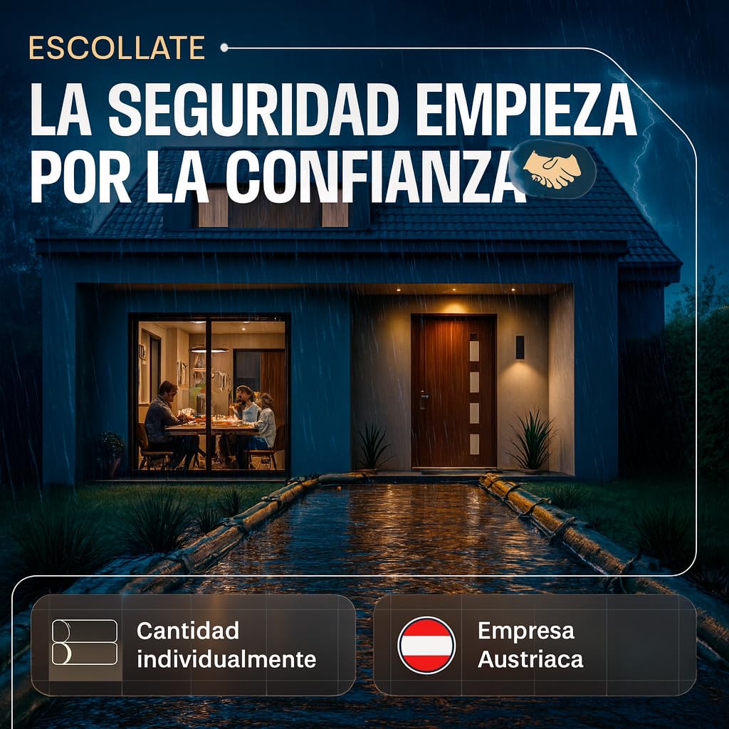 5x Sandsäcke Silosandsäcke geeignet für Hochwasserschutz, 25cm x100cm mit Griff, Zugband und Tragegr