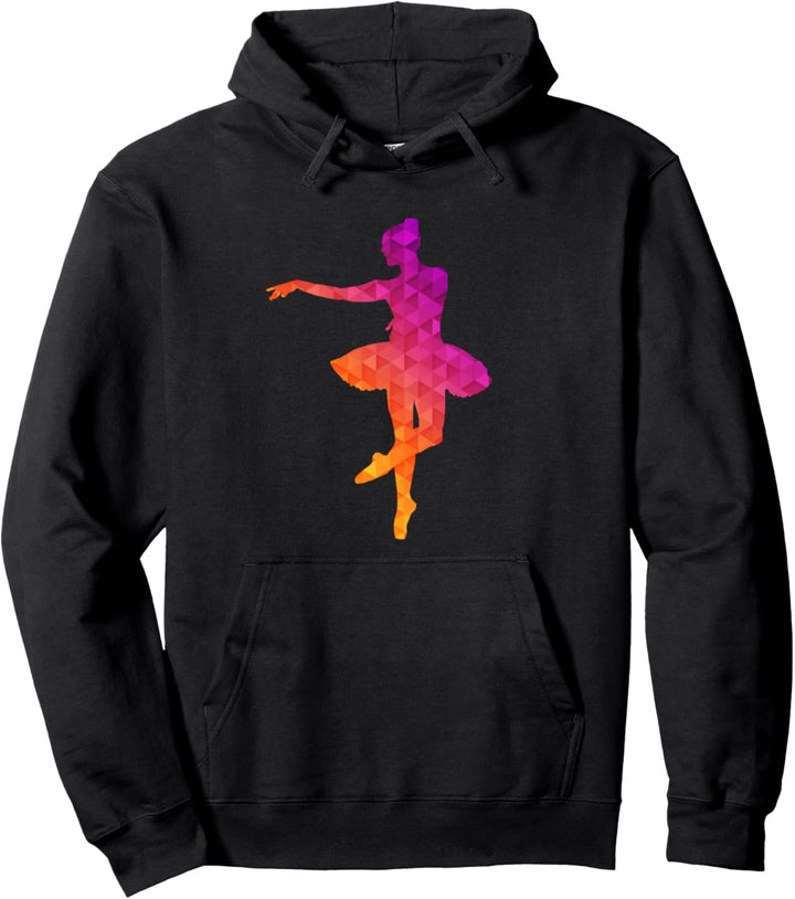 Ballet Dancer Geometric Pattern Design Cute Gifts Pullover Hoodie
