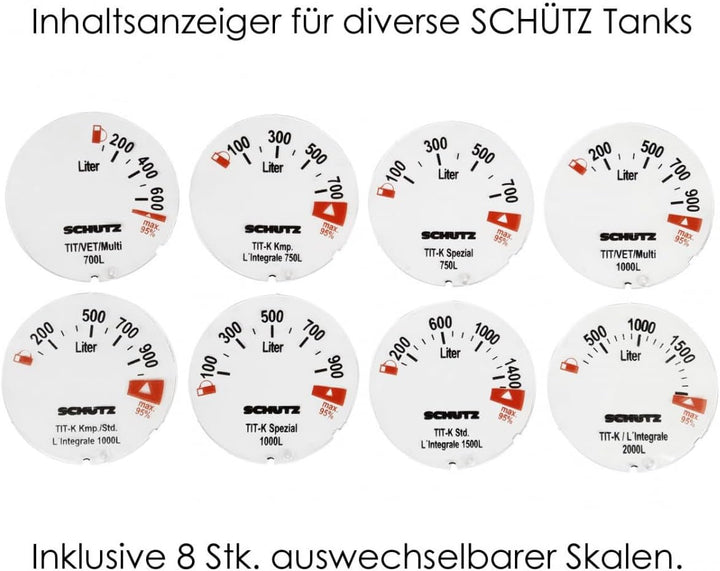 SCHÜTZ IBC Inhaltsanzeiger als Mechanische Füllstandsanzeige G2