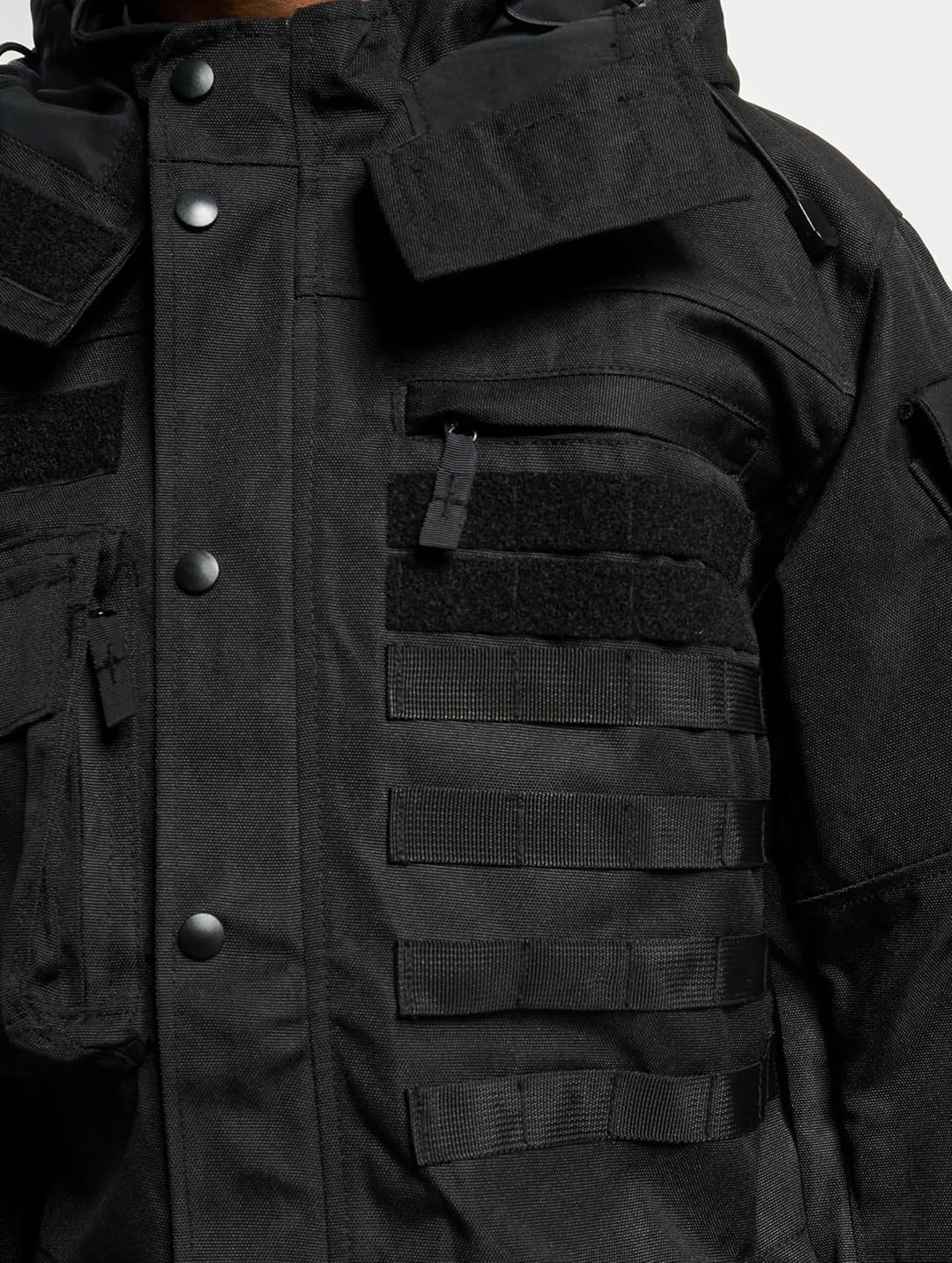 Brandit TACTICAL PERFORMANCE OUTDOOR JACKE ARMY NÄSSESCHUTZ OUTDOOR MILITÄRJACKE S Schwarz, S Schwar