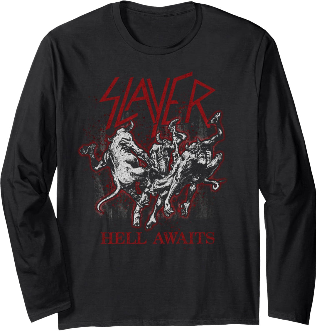 Slayer - Hell Awaits 35th Anniversary Langarmshirt
