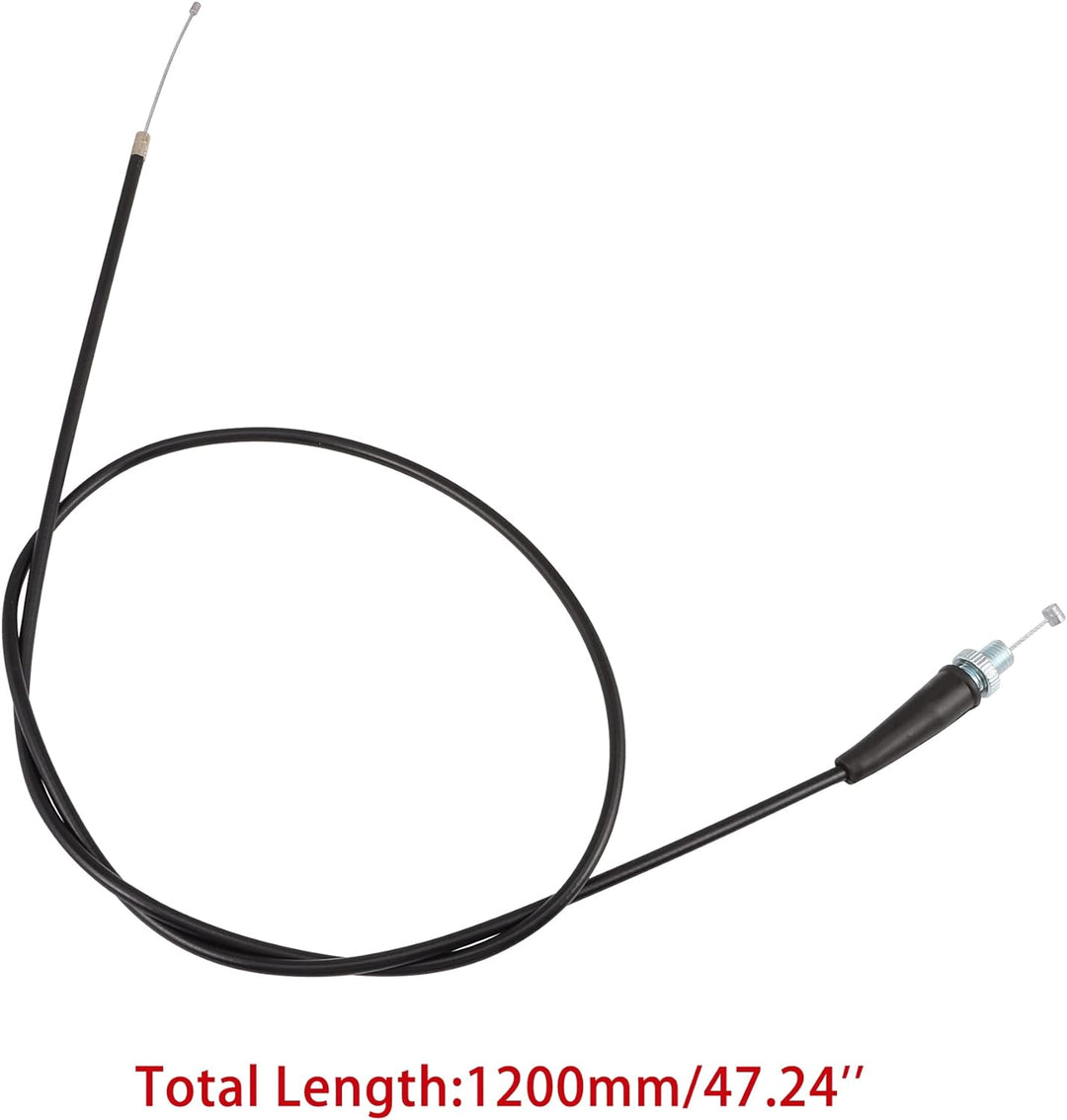 WOOSTAR 7/8" 22mm Gasgriff Griff mit 47,24" Gaszug Ersatz für 4-Takt 50ccm 110ccm 125ccm 150ccm 150c