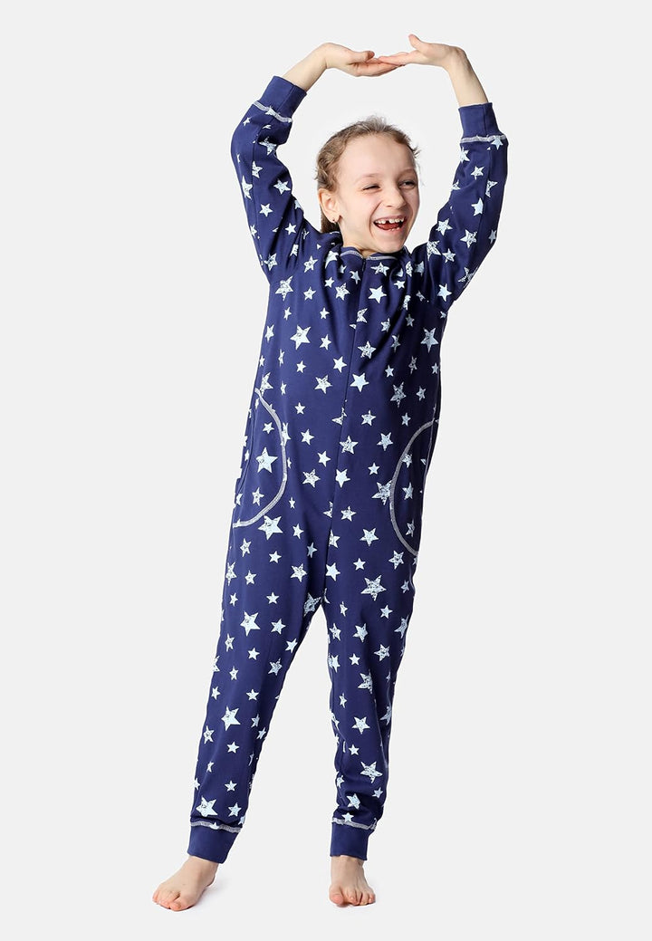 Merry Style Mädchen Schlafoverall Jumpsuit Mädchen Bequeme und warme Schlafanzug Kinder MS10-186 110