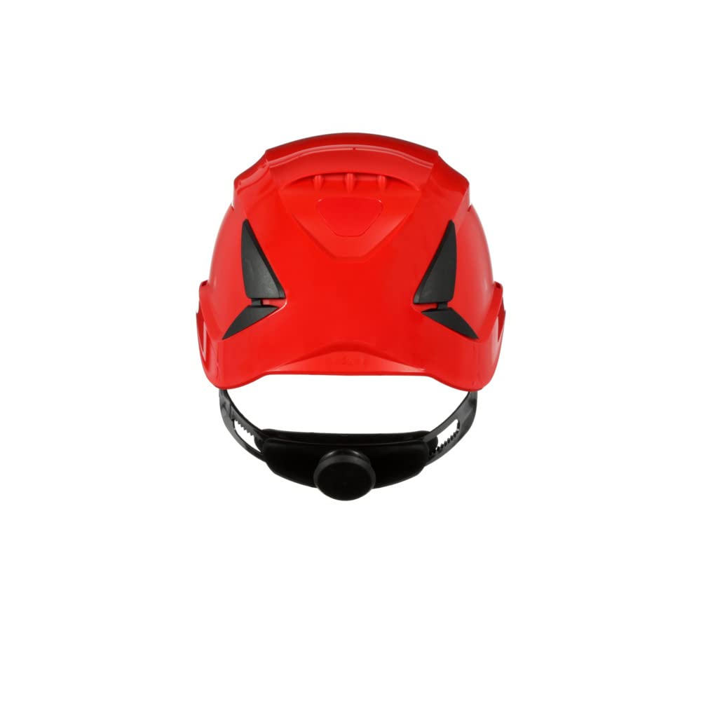3M SecureFit Schutzhelm, X5505NVE-CE, nicht belüftet, rot, CE, rot Nicht-Belüftet