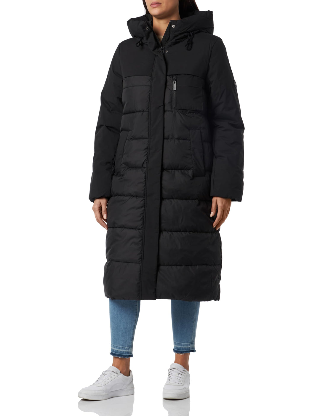 Mexx Damen Hooded Padded Jacket Parka XS Schwarz, XS Schwarz