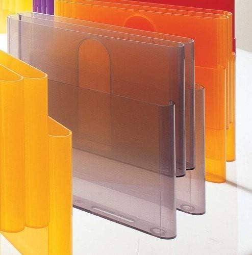 Kartell Magazine Rack, Rauch Zeitungsständer Grau, Zeitungsständer Grau