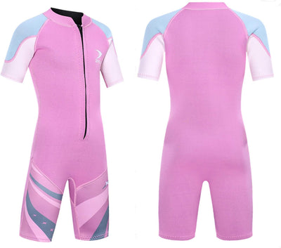 ZCCO Neoprenanzug Kinder, Kids Neoprenanzug 2.5mm Neopren Thermal Badeanzug, Neopren Front Zipper Ta