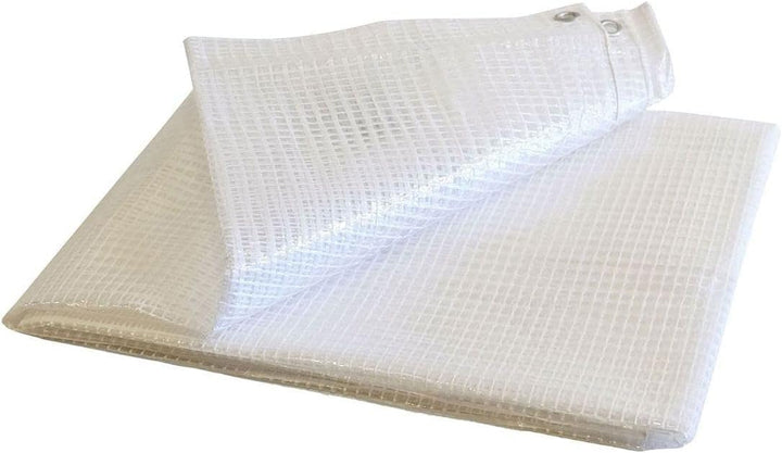 Holzplane 4x6m - TECPLAST 170BO - Transparente armierte Plane - Hohe Qualität - Wasserdichter Schutz