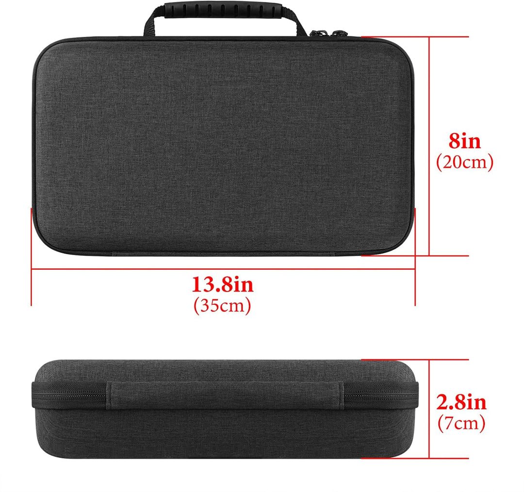 Linkidea Hartschalenkoffer kompatibel mit Akai Professional MPK Mini MK3 – 25 Tasten, ultra-tragbare