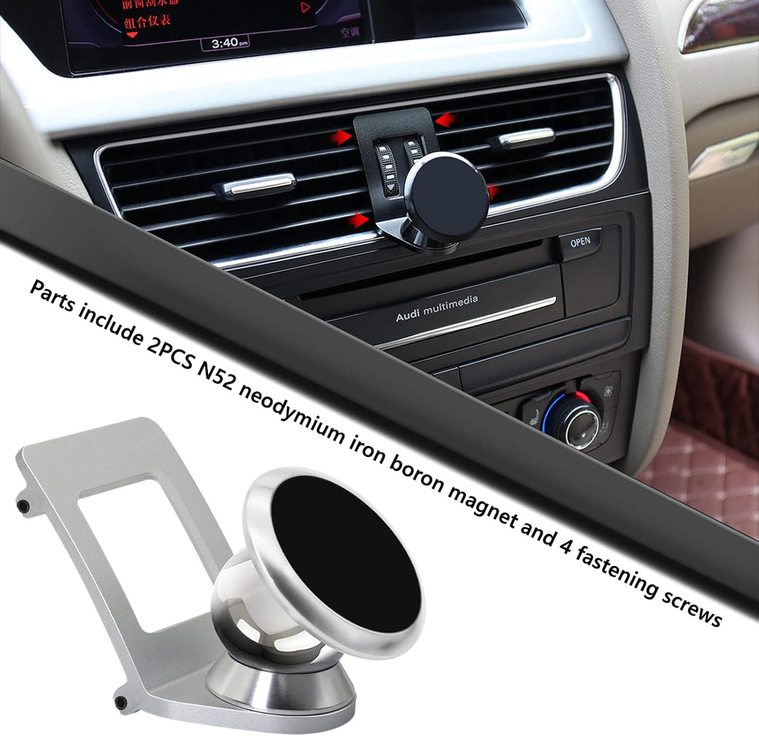 Cookiss Magnet Handyhalterung kompatibel Audi A4 B8 mit Audi A5 8T Sportback geeignet für Smartphone