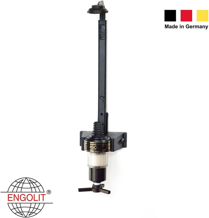 2,5 cl ENGOLIT Dosierer (mit Drehkreuz) inkl. Flaschenhalter | Made in Germany | Schnapsspender Port