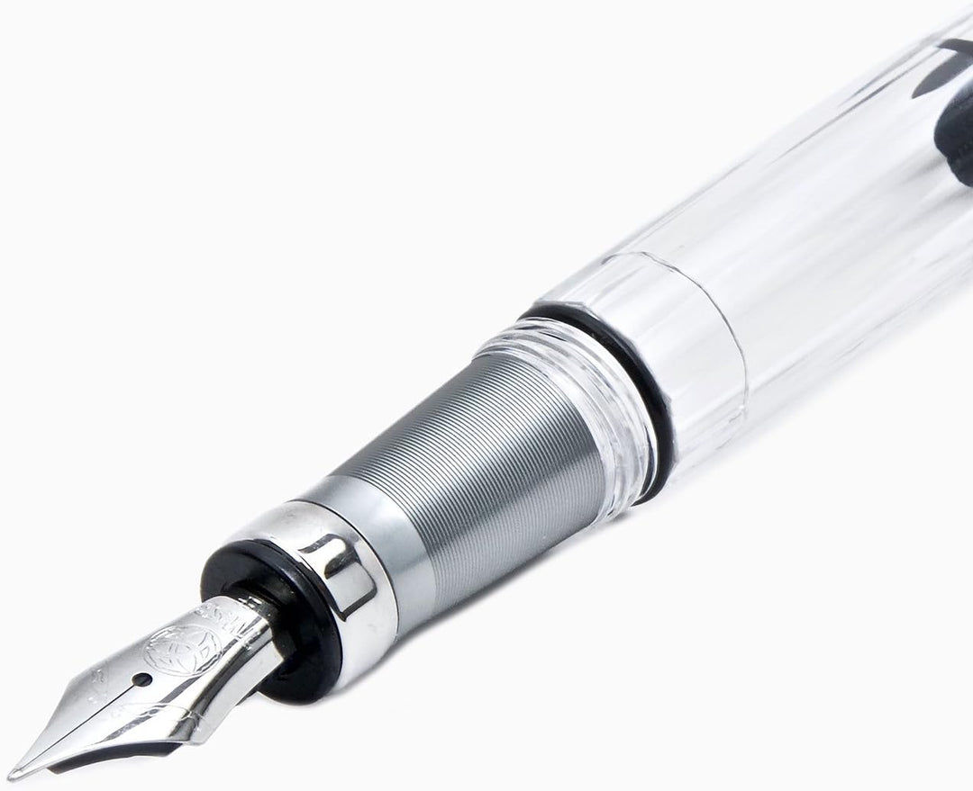 TWSBI Diamond 580 Kolbenfüllhalter AL R Nickel Grau