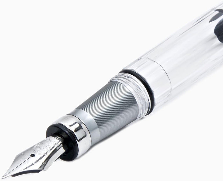 TWSBI Diamond 580 Kolbenfüllhalter AL R Nickel Grau