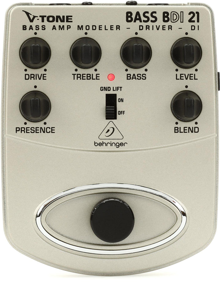 Behringer V-TONE BASS DRIVER DI BDI21 Bass Amp Modeler/Direct Recording Preamp/DI Box V-TONE BASS DR